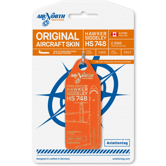 Aviationtag - Air North Hawker Siddeley HS748 C-FYDY Edition