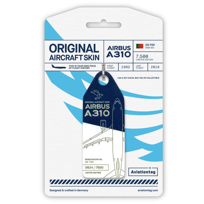 Aviationtag Airbus A310 CS-TGV SATA Azores Airlines Edition Blue/White