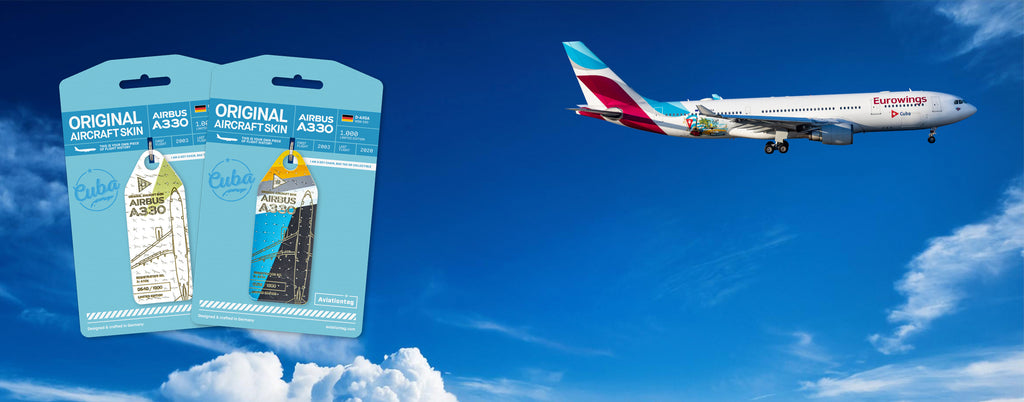 Aviationtag Airbus A330 Eurowings D-AXGA "Cuba" Edition Banner