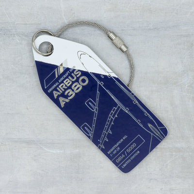 Aviationtag Air France A380 F-HPJF Editon Blue White