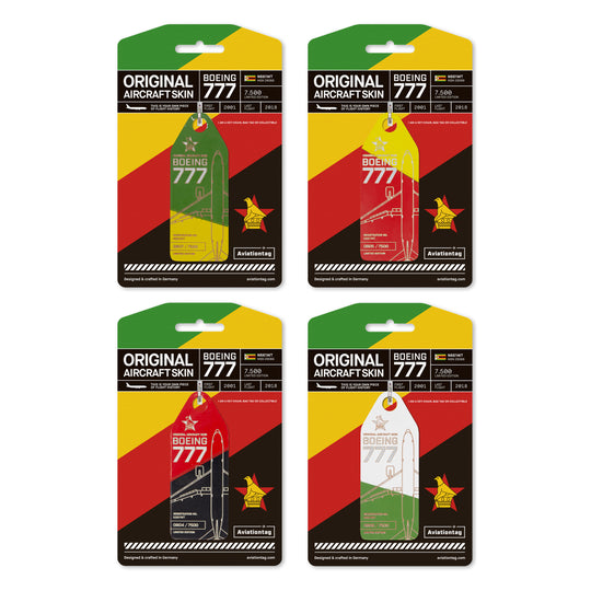 Aviationtag Boeing 777 N661WT Edition Air Zimbabwe Bicolor