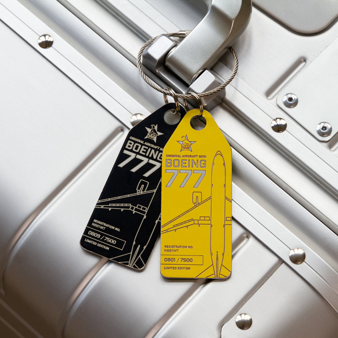 Aviationtag Boeing 777 N661WT Edition Air Zimbabwe Mood Black and Yellow