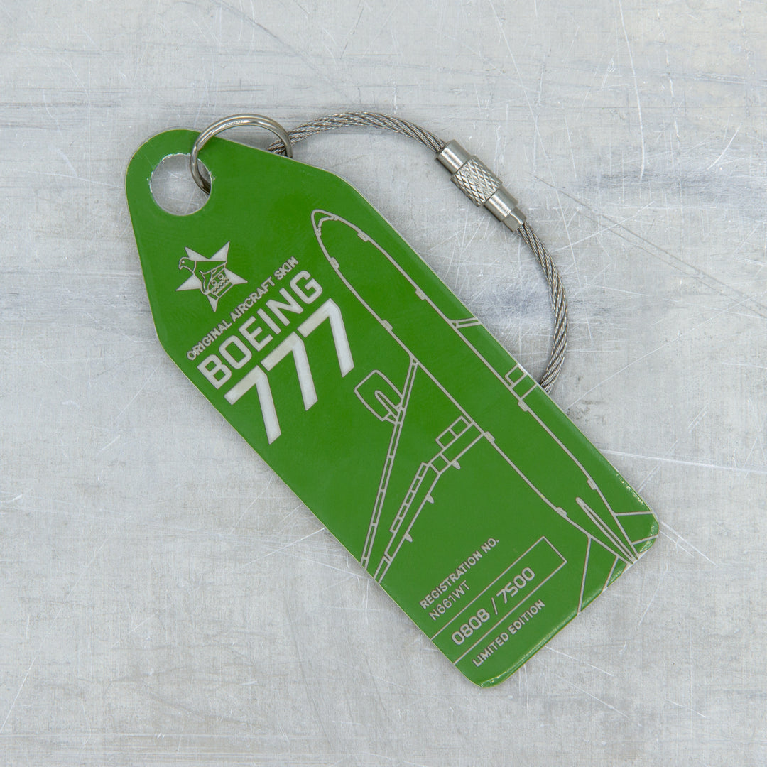 Aviationtag Boeing 777 N661WT Edition Air Zimbabwe Green