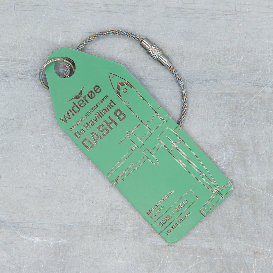 Wideroe Dash 8 LN-WFP Aviationtag Edition Middle Green