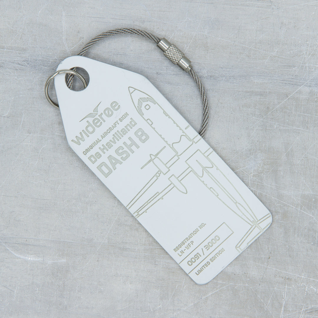 Wideroe Dash 8 LN-WFP Aviationtag Edition White