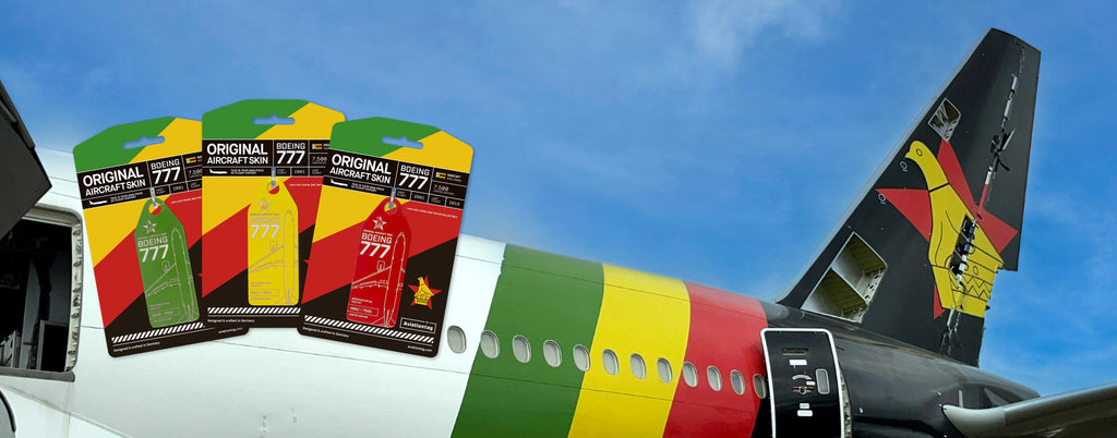 Aviationtag Boeing 777 Air Zimbabwe N661WT Edition Banner