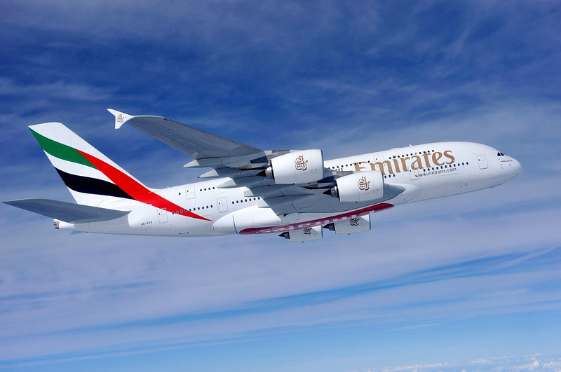 Der A380 A6-EDA Banner