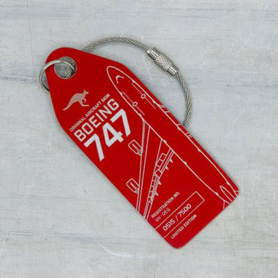 Aviationtag Qantas VH-OEG Boeing 747-400ER Edition Red