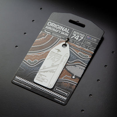 Aviationtag Qantas VH-OEG Boeing 747-400ER Edition White Mood