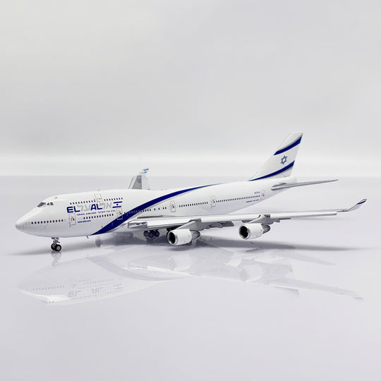 JC Wings X Aviationtag El Al Boeing 747 4X-ELA Bundle Flaps Down