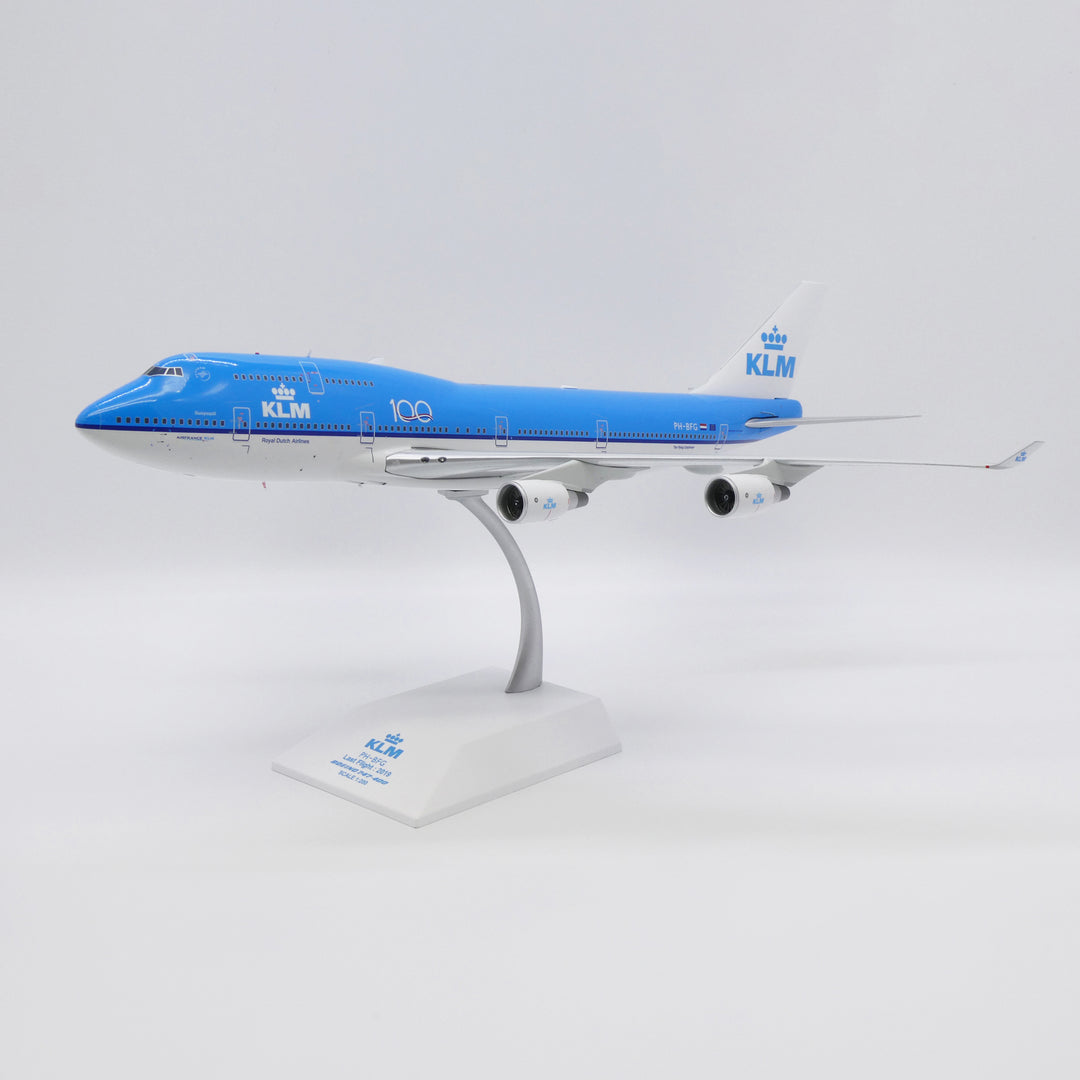 JC Wings X Aviationtag Bundle KLM "100" Boeing 747 1:200 