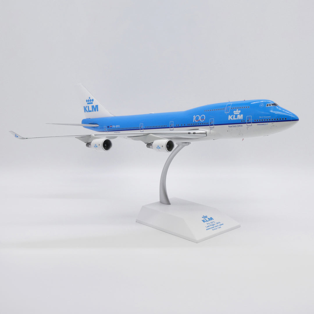 JC Wings X Aviationtag Bundle KLM "100" Boeing 747 1:200 